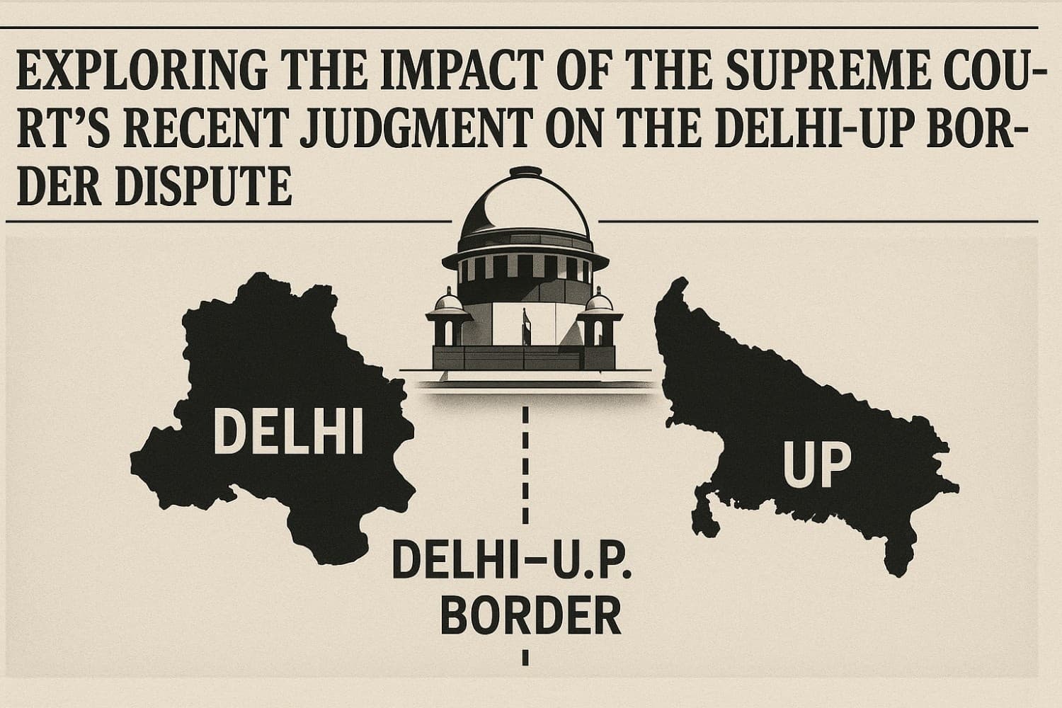 Exploring the Impact of the Supreme Court's Recent Judgment on the Delhi-UP Border Dispute