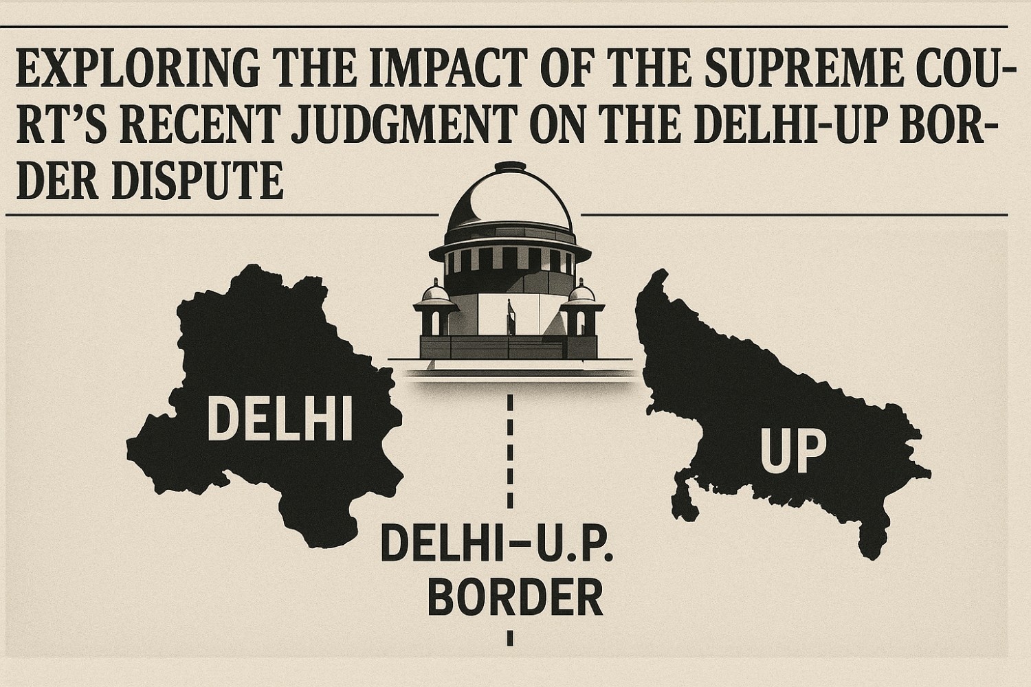Exploring the Impact of the Supreme Court's Recent Judgment on the Delhi-UP Border Dispute
